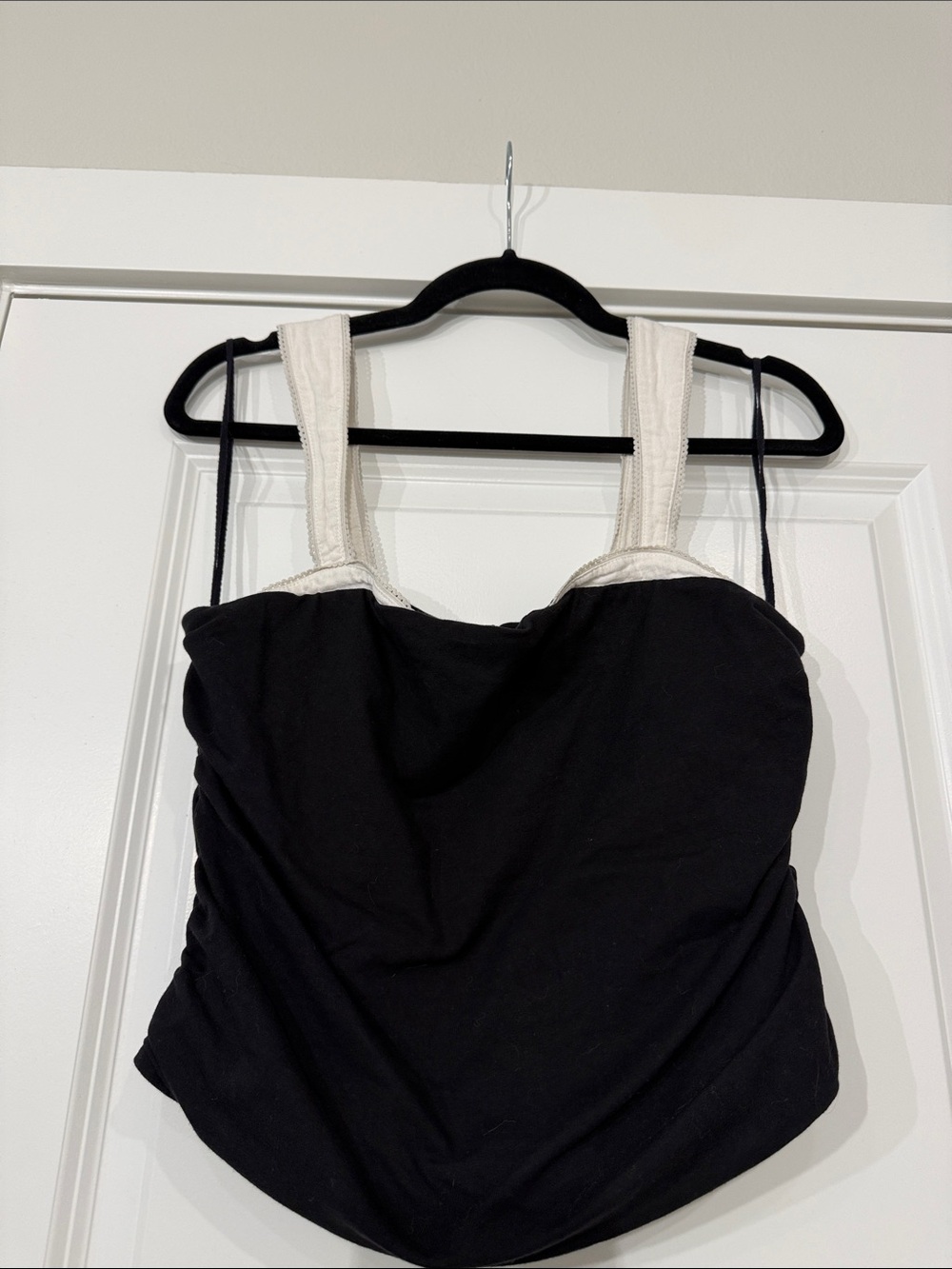 Free People- Black & white Women's Tank Top